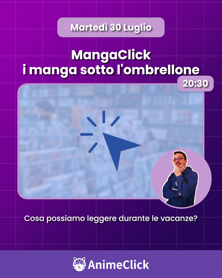 AnimeClick su Twitch: programma dal 29 luglio al 4 agosto